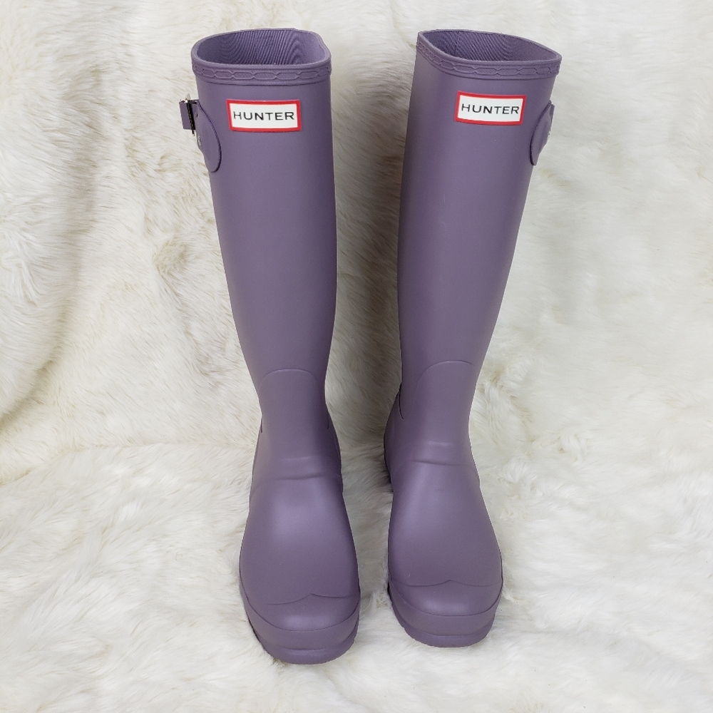 Hunter Original Tall Matte Thundercloud Rainboots - Picture 2 of 7